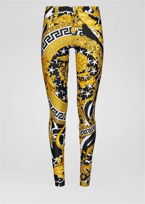 Versace Zebra Barocco Print Pants 